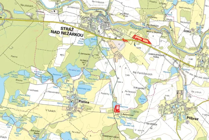 Prodej podílu louky, Stráž nad Nežárkou, 29171 m2