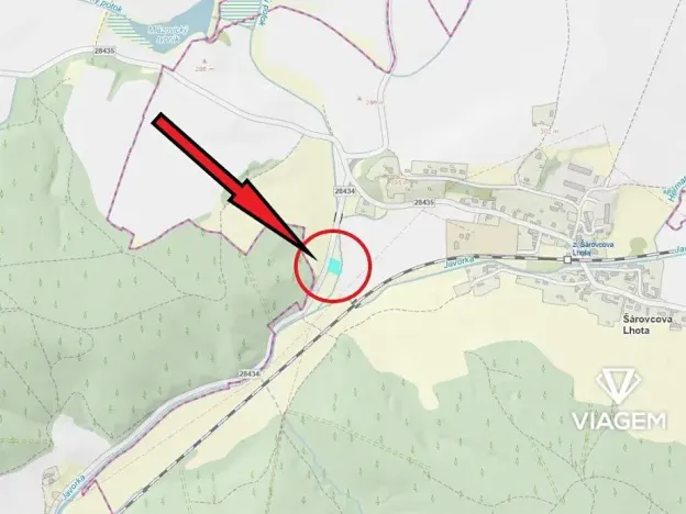 Prodej podílu pole, Šárovcova Lhota, 633 m2