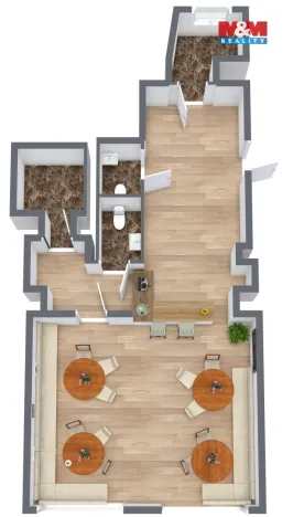 Pronájem obchodního prostoru, Praha - Žižkov, Husitská, 85 m2