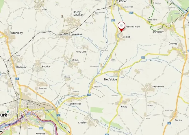 Prodej pozemku pro bydlení, Vestec, 5392 m2