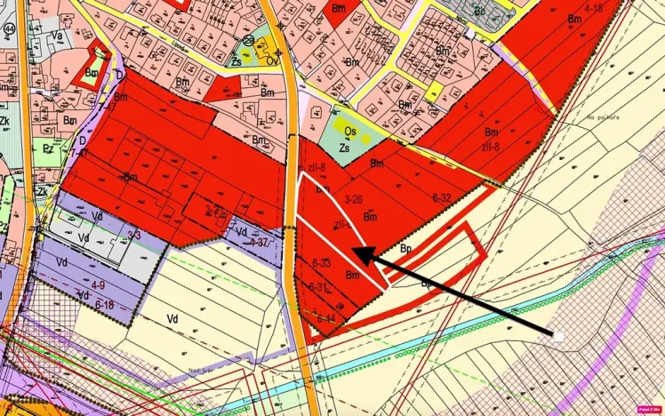 Prodej pozemku pro bydlení, Velká Bíteš, Masarykovo náměstí, 4468 m2