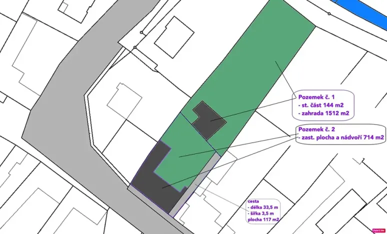 Prodej pozemku pro bydlení, Olbramovice, 2487 m2