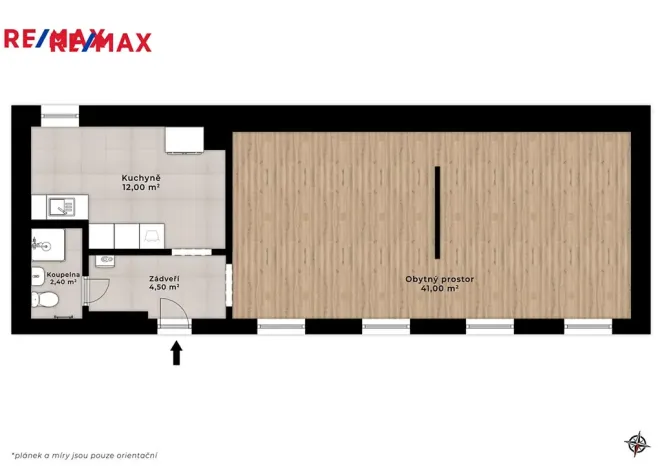 Prodej obchodního prostoru, Praha - Karlín, Pernerova, 60 m2