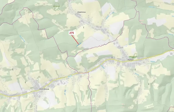 Dražba lesa, Kateřinice, 4826 m2