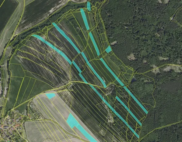 Prodej podílu pole, Vodslivy, 132970 m2