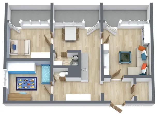 Pronájem bytu 3+1, Most, U Věžových domů, 64 m2