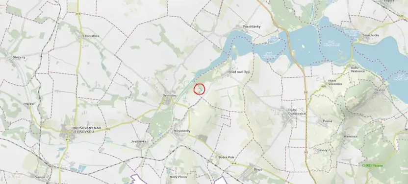 Prodej pozemku, Brod nad Dyjí, 5068 m2