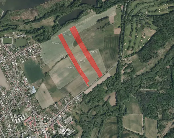 Prodej podílu pole, Lázně Bohdaneč, 16400 m2