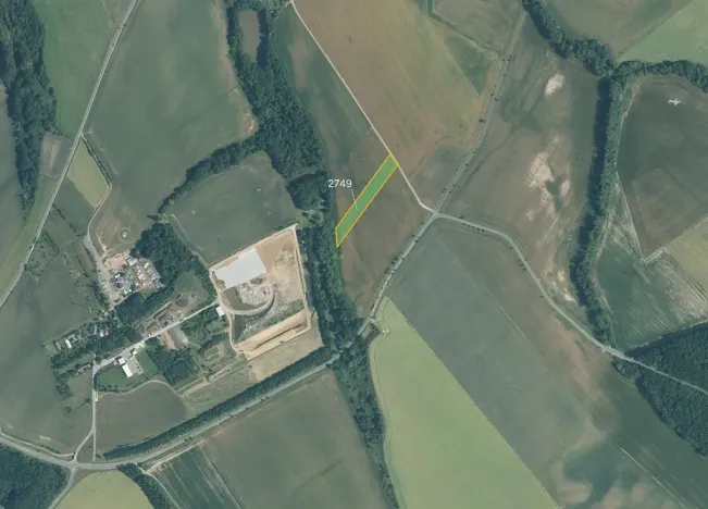 Prodej pole, Mrlínek, 4505 m2