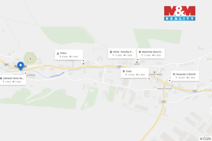 Pronájem rodinného domu, Radiměř, 65 m2