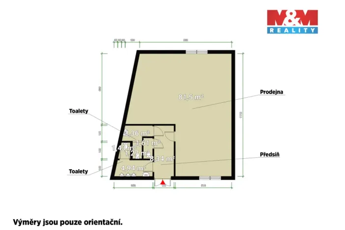 Pronájem obchodního prostoru, Nýřany - Kamenný Újezd, 81 m2