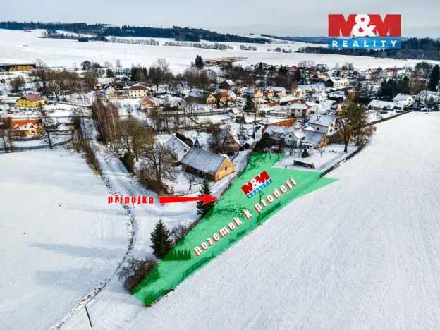 Prodej pozemku pro bydlení, Bystřice nad Pernštejnem - Domanín, 1716 m2