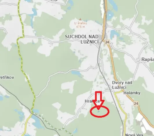 Prodej lesa, Dvory nad Lužnicí, 3483 m2