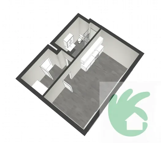 Pronájem bytu 1+kk, Kralupy nad Vltavou, S. K. Neumanna, 38 m2