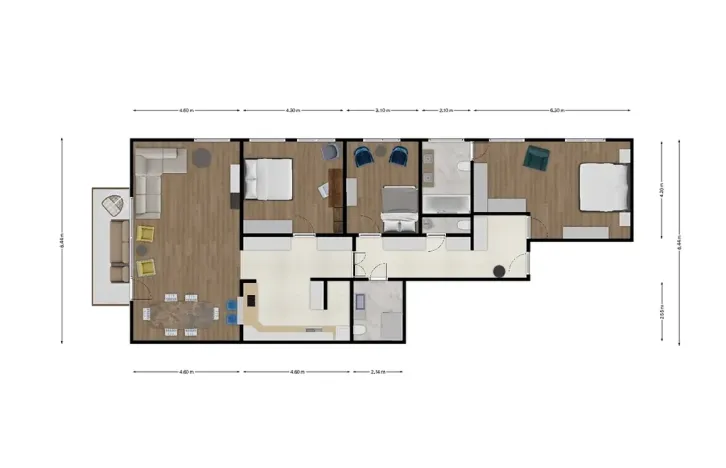 Prodej bytu 4+kk, Praha - Vokovice, Irská, 140 m2