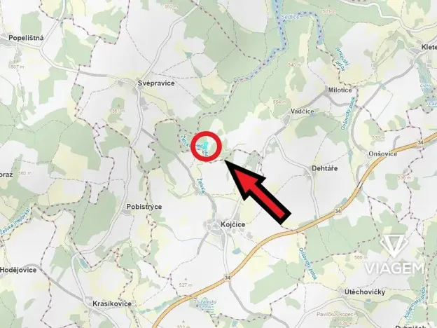 Prodej podílu pole, Dehtáře, 3373 m2