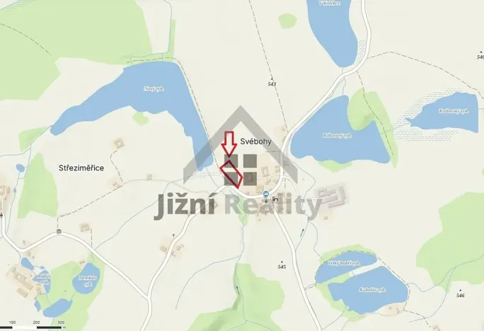 Prodej pozemku pro bydlení, Horní Stropnice, 1433 m2