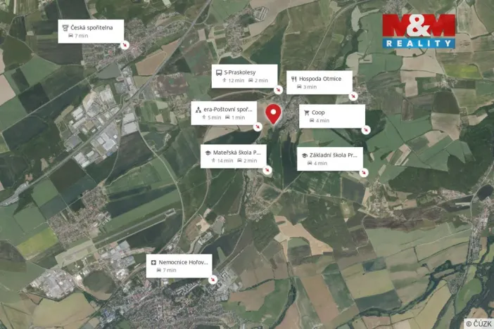 Pronájem bytu 1+1, Praskolesy, 30 m2