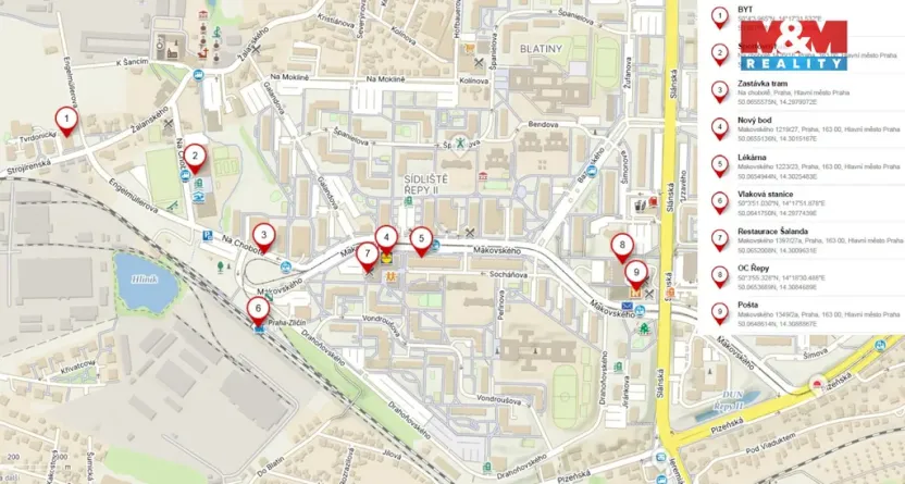 Pronájem bytu 1+kk, Praha - Zličín, Tvrdonická, 46 m2