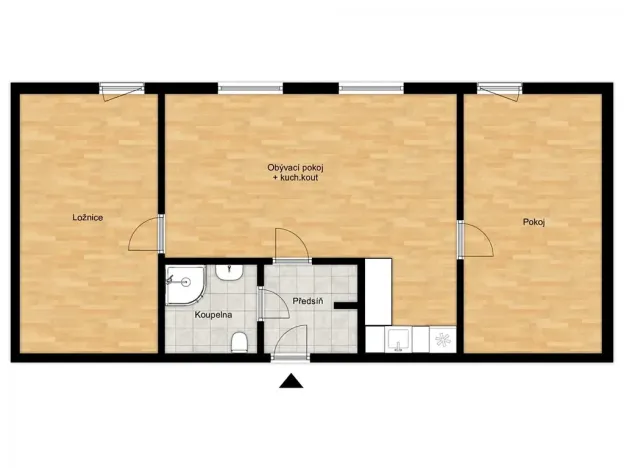 Prodej bytu 3+kk, Velim, Palackého, 66 m2