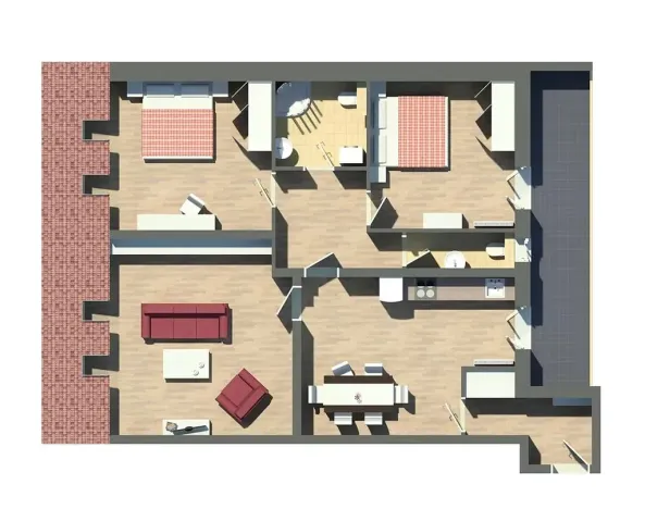 Pronájem bytu 3+1, Praha - Vinohrady, Máchova, 100 m2