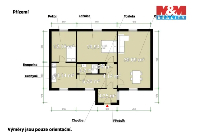 Prodej rodinného domu, Plzeň - Doudlevce, Verdunská, 122 m2
