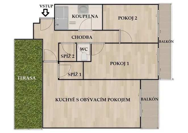 Pronájem bytu 3+kk, Brno, Kumpoštova, 152 m2