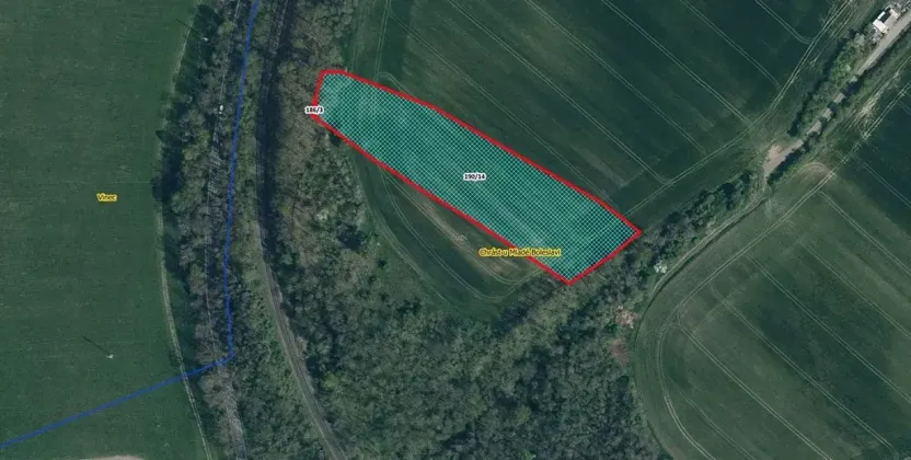 Prodej pole, Mladá Boleslav, 9158 m2