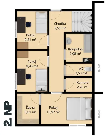 Prodej bytu 4+kk, Plzeň, 89 m2