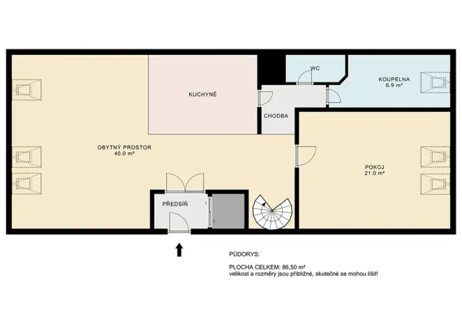 Prodej bytu 3+kk, Praha - Nusle, Křesomyslova, 105 m2