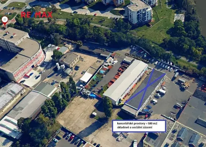 Pronájem kanceláře, Praha - Hloubětín, Nademlejnská, 22 m2