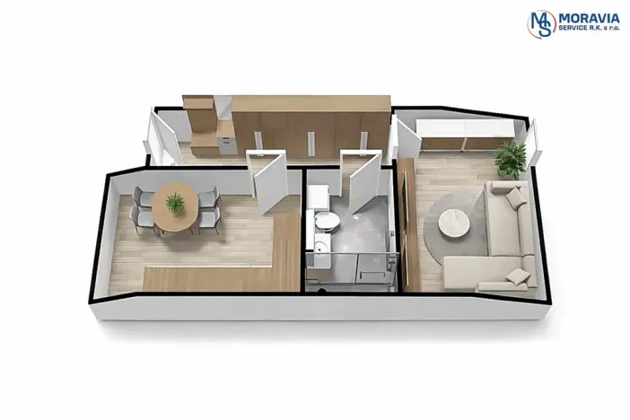 Prodej bytu 1+1, Olomouc, Javoříčská, 54 m2