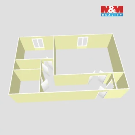 Pronájem bytu 1+1, Ostrava - Muglinov, Fojtská, 44 m2