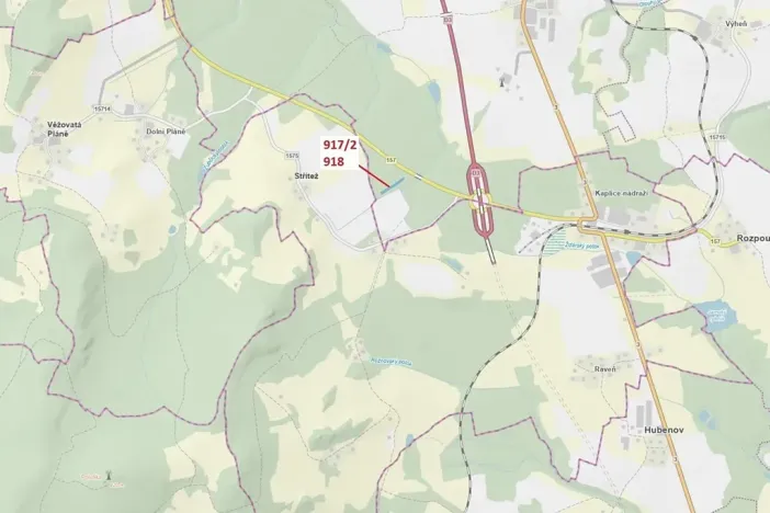 Dražba lesa, Netřebice, 3965 m2