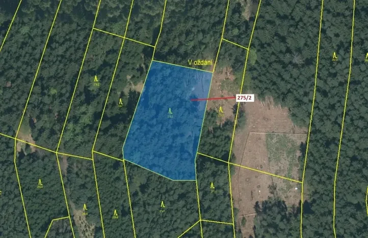 Dražba lesa, Psárov, 4568 m2