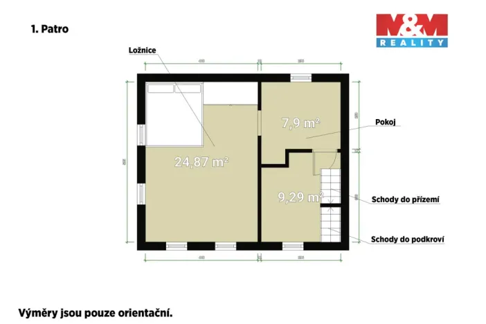 Prodej rodinného domu, Krásno, Kladenská, 85 m2