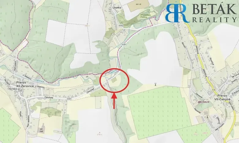 Prodej pozemku pro bydlení, Přerov, 14217 m2