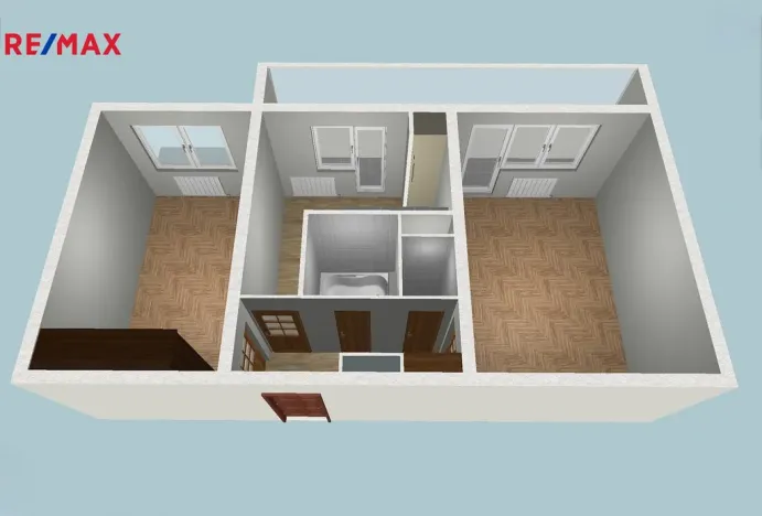 Pronájem bytu 2+1, Ostrava - Poruba, Zdeňka Štěpánka, 46 m2