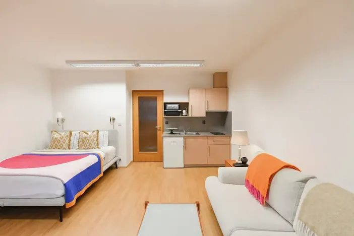 Pronájem bytu 1+kk, Praha - Michle, Hanusova, 32 m2