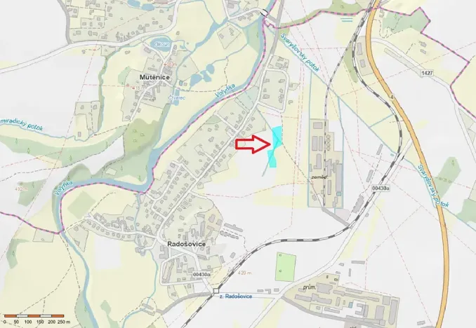 Prodej louky, Radošovice, 4907 m2