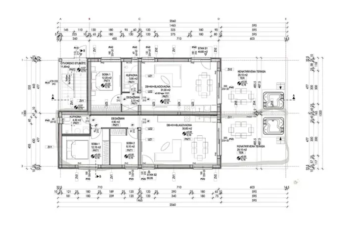 Prodej bytu 3+kk, Vrsi, Chorvatsko, Put Konobina, 79 m2