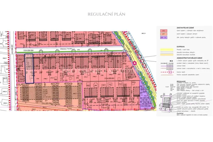 Prodej pozemku pro bydlení, České Budějovice, V. Nováka, 788 m2