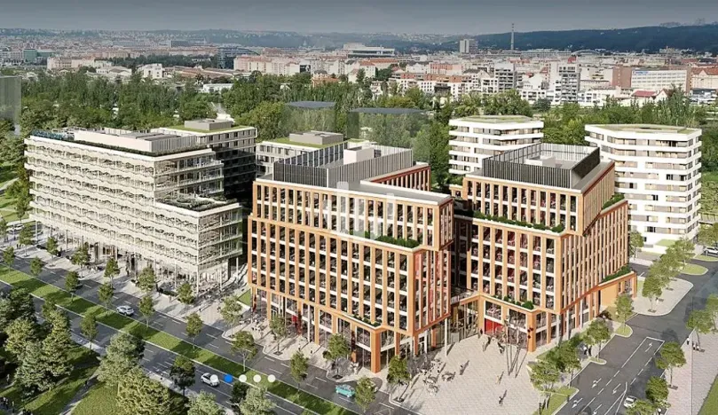 Pronájem kanceláře, Praha - Karlín, Rohanské nábřeží, 500 m2