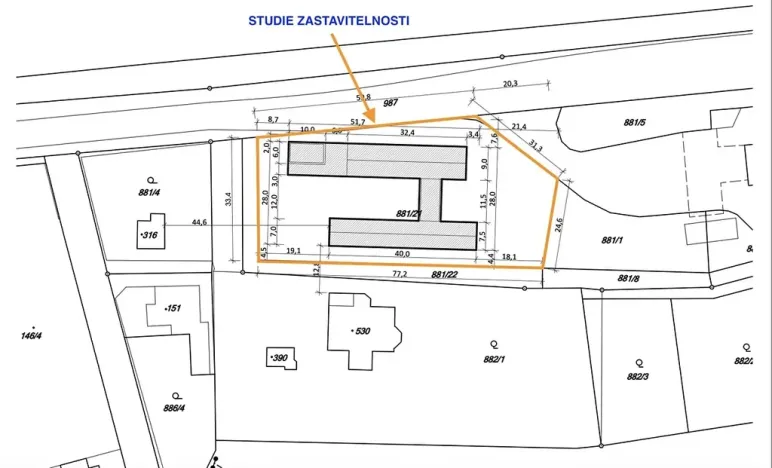 Prodej komerčního pozemku, Tehovec, U Mototechny, 2864 m2