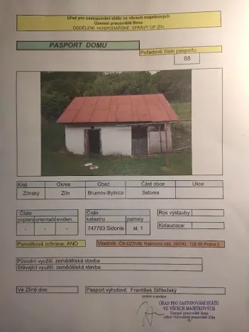 Dražba - jiné, Brumov-Bylnice, 14 m2