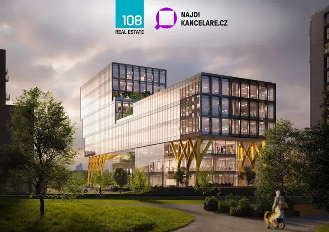 Pronájem kanceláře, Brno, Škrobárenská, 3572 m2