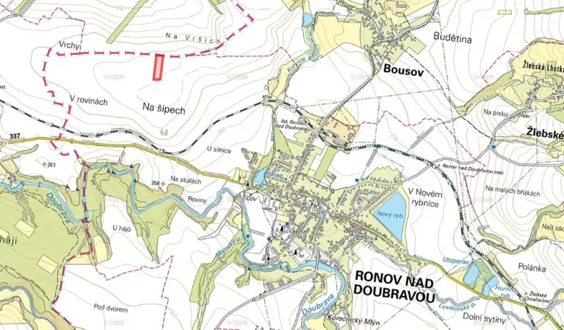Prodej pole, Ronov nad Doubravou, 10959 m2