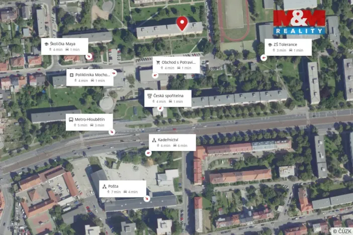 Prodej bytu 2+1, Praha - Hloubětín, Mochovská, 52 m2