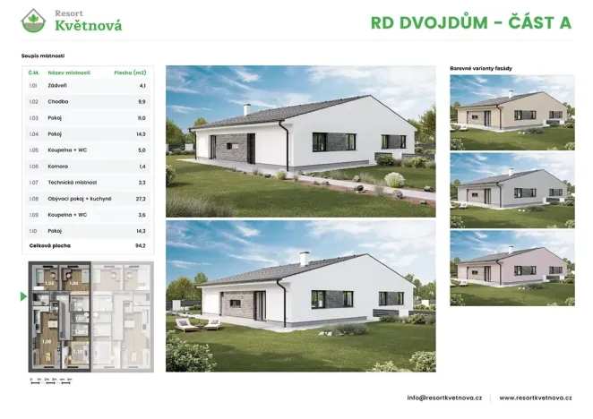 Prodej rodinného domu, Ostrov, 94 m2