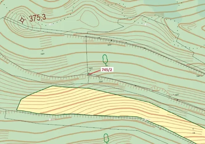 Dražba lesa, Zubrnice, 5 m2